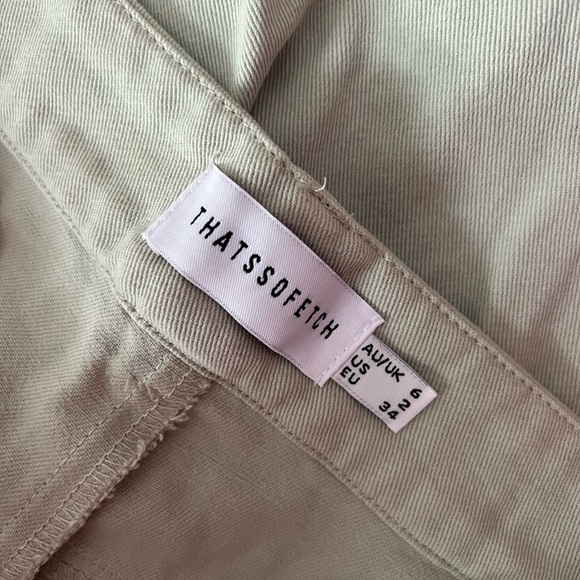 That’s So Fetch Venus cargo pants Sage - Picture 6 of 6